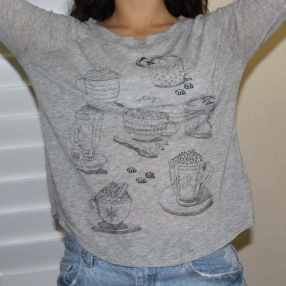 Supa cute gray long sleeve